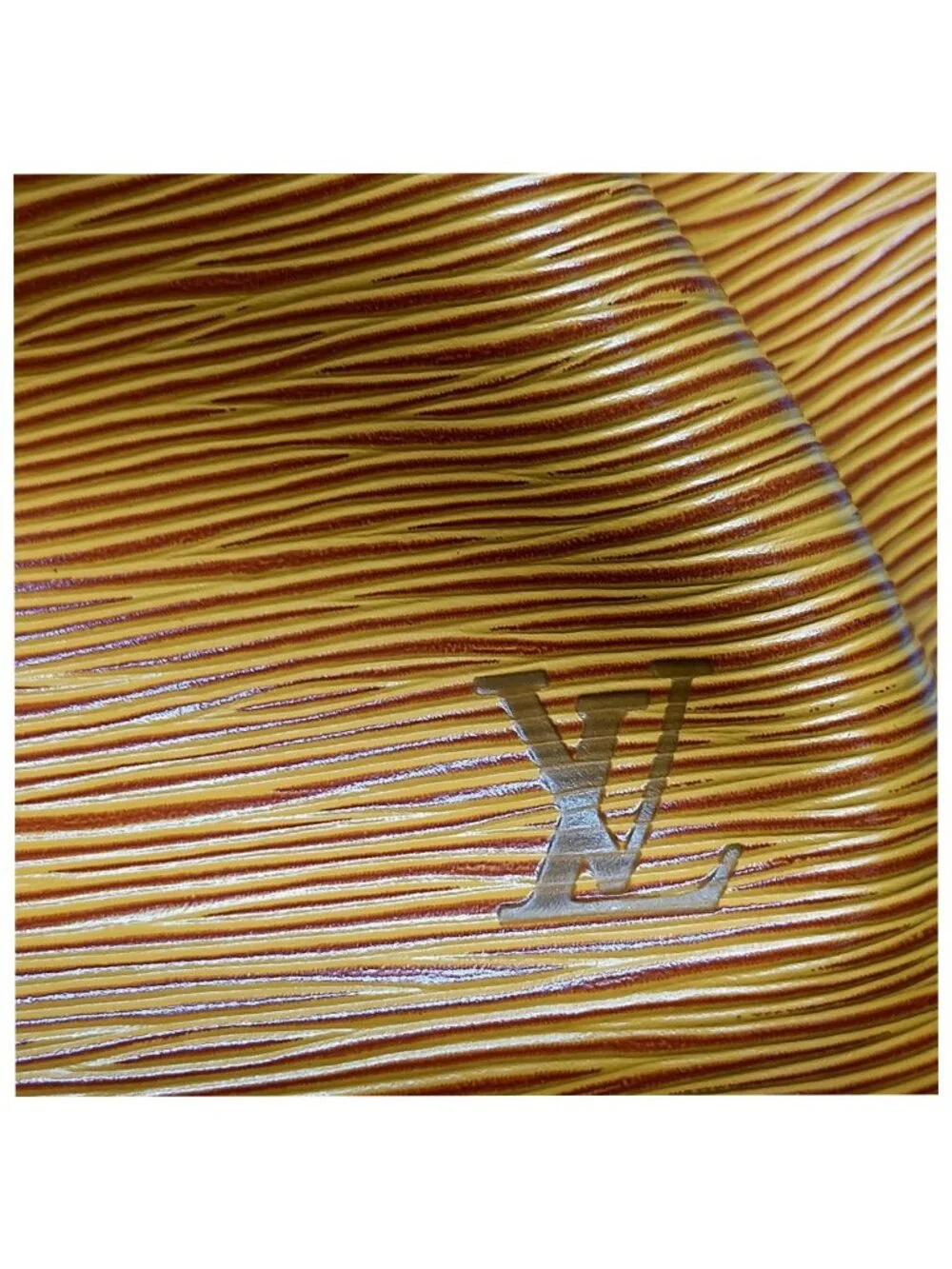 Authentic Louis Vuitton Petit Noé Yellow Epi Bucket Shoulder Bag